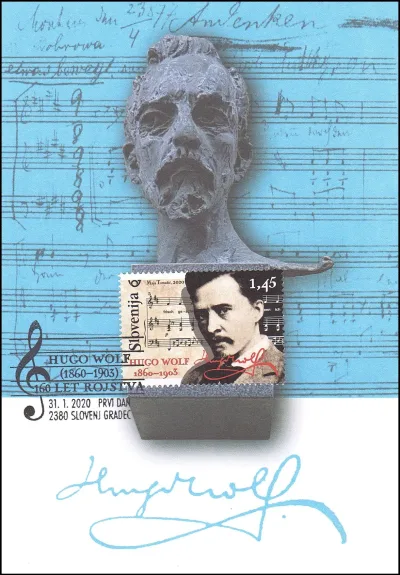 160 LET ROJSTVA HUGO WOLF 1860 - 1903 PRVI DAN 